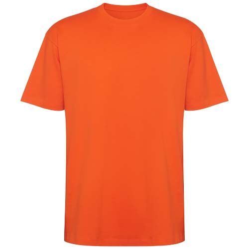T-shirt personnalisable unisexe oversize coton épais 210g Bull Fire orange